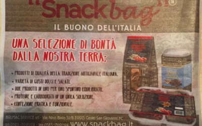 Piacenza newspaper “LA LIBERTA'” presented SNACKBAG at “PIACE.EAT”